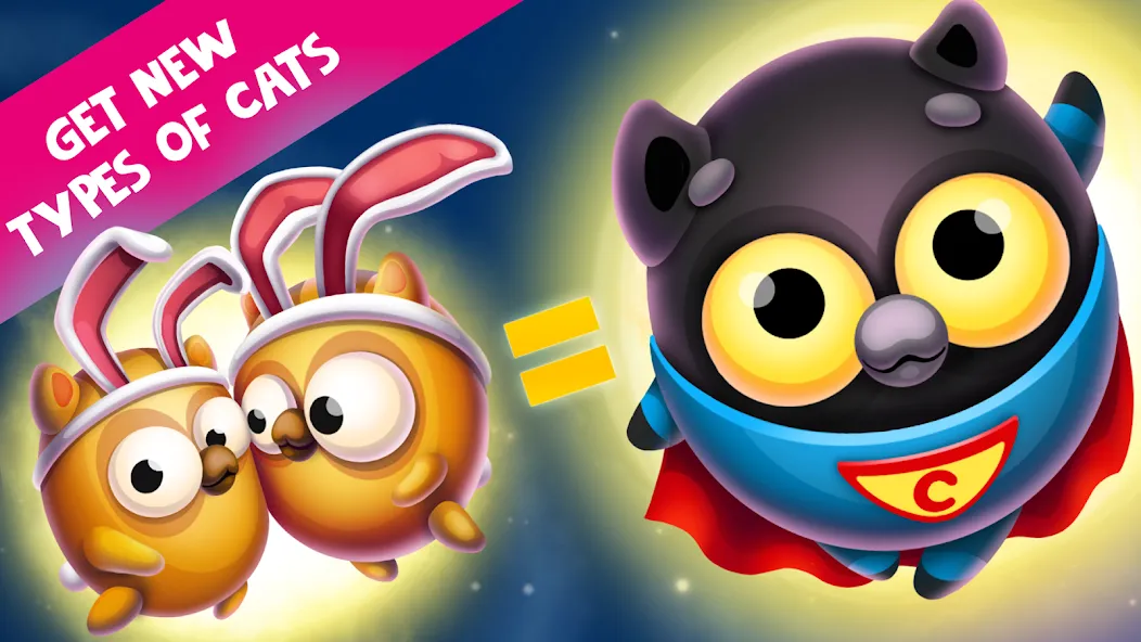 Скачать Space Cat Evolution: Kitty col последней версии — Безлимитные ресурсы и улучшения — скриншот 5