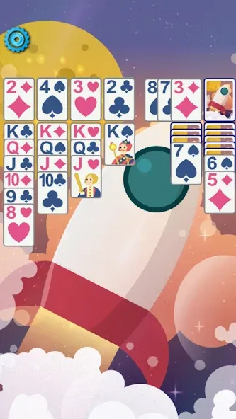 Скачать Solitaire Space™ последней версии — Безлимитные подсказки и отмены ходов — скриншот 3