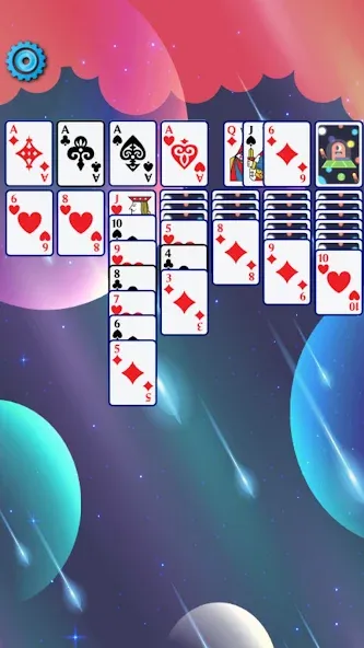 Скачать Solitaire Space™ последней версии — Безлимитные подсказки и отмены ходов — скриншот 5