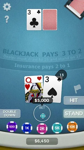 Blackjack 21 — скачать мод: Безлимитные деньги и бонусы — скриншот 1 Blackjack 21 — скачать мод: Безлимитные деньги и бонусы — скриншот 1
