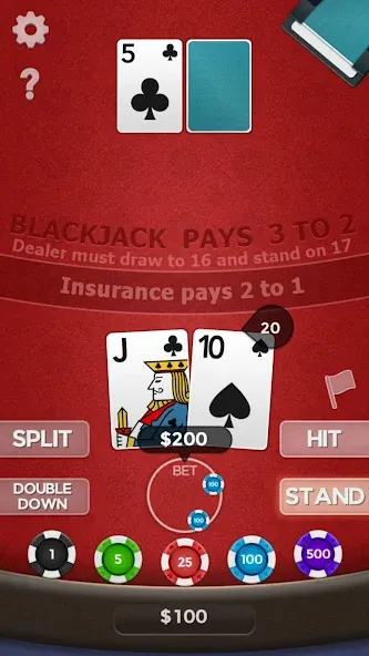 Blackjack 21 — скачать мод: Безлимитные деньги и бонусы — скриншот 3 Blackjack 21 — скачать мод: Безлимитные деньги и бонусы — скриншот 3