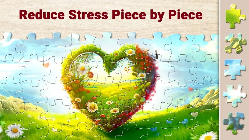 Magic Jigsaw Puzzles－Games HD MOD APK: Безлимитные подсказки и все пазлы открыты — скриншот 1