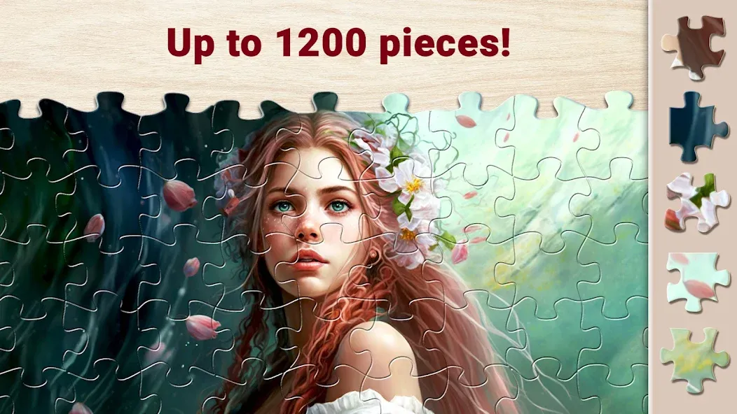 Magic Jigsaw Puzzles－Games HD MOD APK: Безлимитные подсказки и все пазлы открыты — скриншот 4