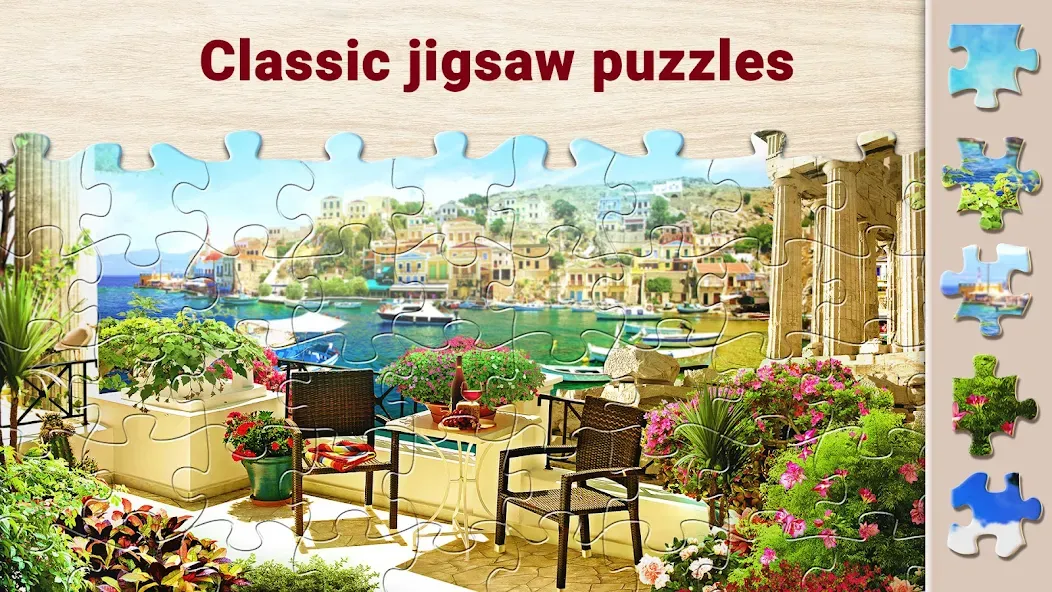 Magic Jigsaw Puzzles－Games HD MOD APK: Безлимитные подсказки и все пазлы открыты — скриншот 5