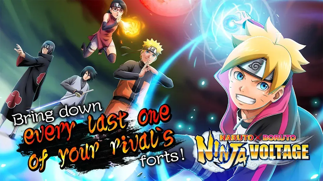 NARUTO X BORUTO NINJA VOLTAGE взломанный APK — Безлимитные ресурсы и открыты все персонажи — скриншот 1