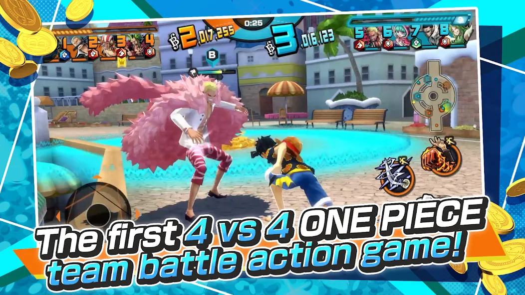 ONE PIECE Bounty Rush бесплатно на Андроид — мод: Безлимитные деньги и алмазы — скриншот 2 ONE PIECE Bounty Rush бесплатно на Андроид — мод: Безлимитные деньги и алмазы — скриншот 2
