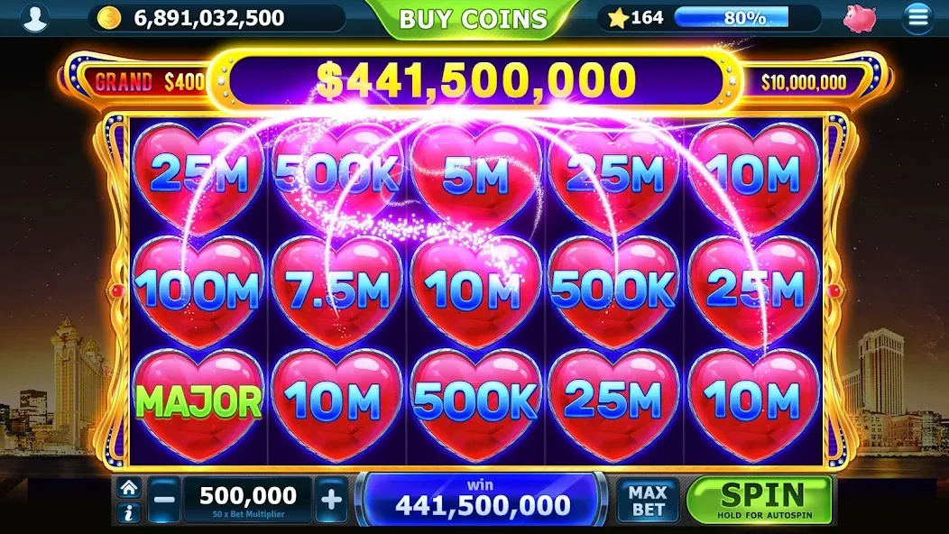 Скачать взлом Slots of Vegas — Безлимитные монеты и джекпоты — скриншот 2 Скачать взлом Slots of Vegas — Безлимитные монеты и джекпоты — скриншот 2