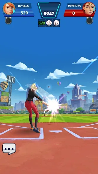 Baseball Club: PvP Multiplayer (Мод: Безлимитные деньги и усиленные игроки) — скачать на Андроид — скриншот 1 Baseball Club: PvP Multiplayer (Мод: Безлимитные деньги и усиленные игроки) — скачать на Андроид — скриншот 1