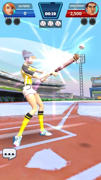 Baseball Club: PvP Multiplayer (Мод: Безлимитные деньги и усиленные игроки) — скачать на Андроид — скриншот 3 Baseball Club: PvP Multiplayer (Мод: Безлимитные деньги и усиленные игроки) — скачать на Андроид — скриншот 3