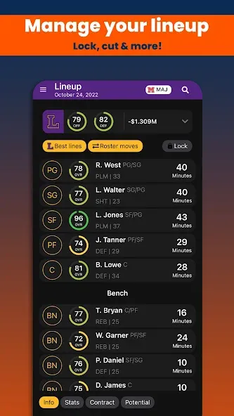Basketball Legacy Manager 23 — Безлимитные деньги и все команды, скачать мод APK — скриншот 1 Basketball Legacy Manager 23 — Безлимитные деньги и все команды, скачать мод APK — скриншот 1
