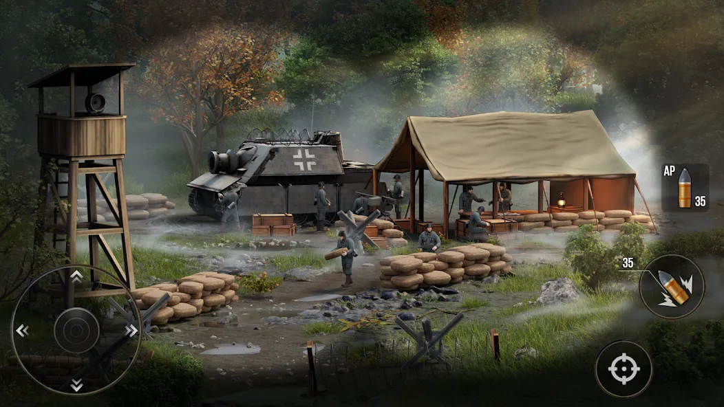 Скачать World of Artillery: Cannon War бесплатно — Безлимитные деньги и усиленная артиллерия — скриншот 1