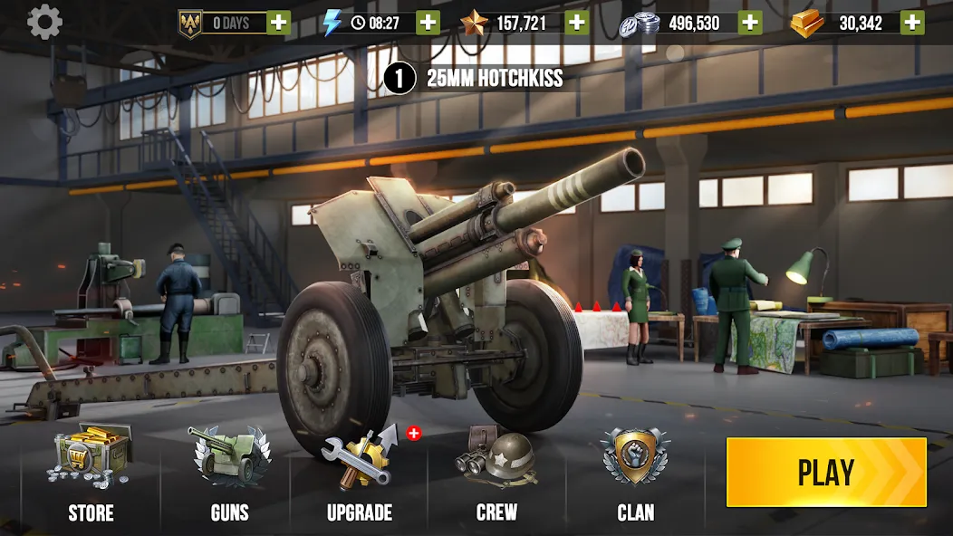 Скачать World of Artillery: Cannon War бесплатно — Безлимитные деньги и усиленная артиллерия — скриншот 4
