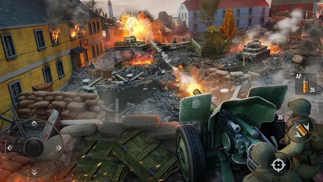 Скачать World of Artillery: Cannon War бесплатно — Безлимитные деньги и усиленная артиллерия — скриншот 5