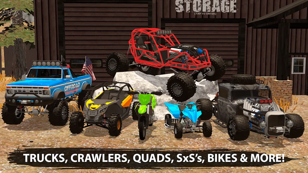 Скачать Offroad Outlaws на Андроид с модом — Безлимитные деньги и все машины открыты — скриншот 1 Скачать Offroad Outlaws на Андроид с модом — Безлимитные деньги и все машины открыты — скриншот 1