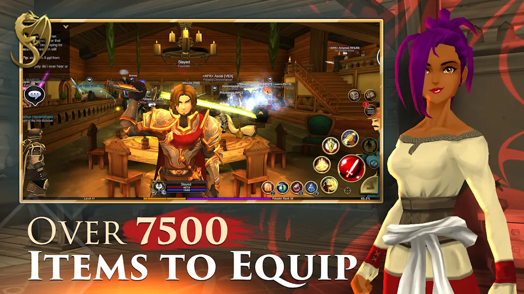 AdventureQuest 3D MMO RPG MOD APK скачать на Андроид — Безлимитные ресурсы и открытые локации — скриншот 4 AdventureQuest 3D MMO RPG MOD APK скачать на Андроид — Безлимитные ресурсы и открытые локации — скриншот 4
