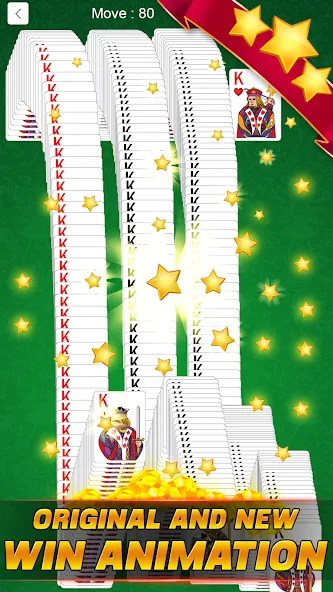 Solitaire Classic мод на Андроид: Без рекламы и все карты открыты — скриншот 3