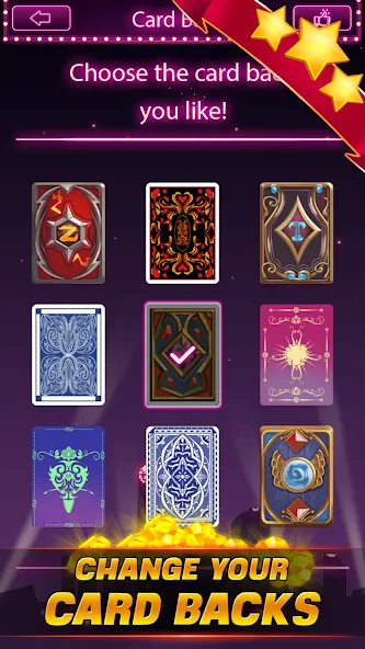 Solitaire Classic мод на Андроид: Без рекламы и все карты открыты — скриншот 4