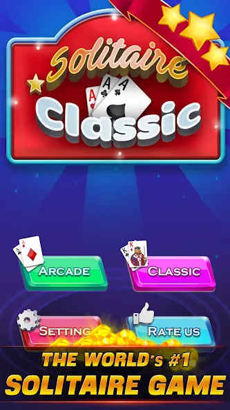 Solitaire Classic мод на Андроид: Без рекламы и все карты открыты — скриншот 5