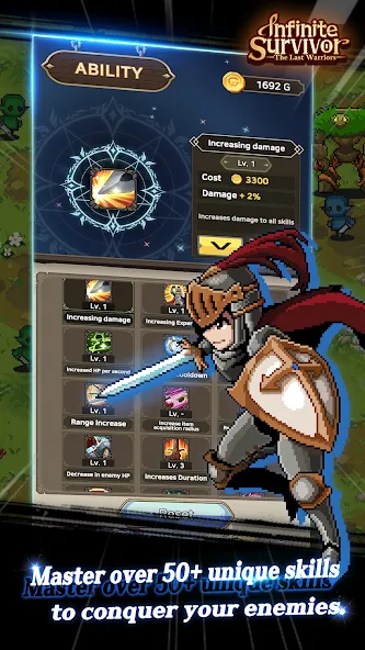 InfiniteSurvival:LastWarriors MOD APK скачать на Андроид — Безлимитные ресурсы и улучшенное снаряжение — скриншот 1 InfiniteSurvival:LastWarriors MOD APK скачать на Андроид — Безлимитные ресурсы и улучшенное снаряжение — скриншот 1