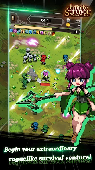 InfiniteSurvival:LastWarriors MOD APK скачать на Андроид — Безлимитные ресурсы и улучшенное снаряжение — скриншот 3 InfiniteSurvival:LastWarriors MOD APK скачать на Андроид — Безлимитные ресурсы и улучшенное снаряжение — скриншот 3