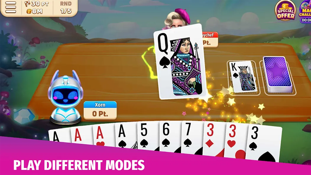 Gin Rummy Stars - Card Game MOD APK: Безлимитные монеты и все карты — скриншот 2 Gin Rummy Stars - Card Game MOD APK: Безлимитные монеты и все карты — скриншот 2