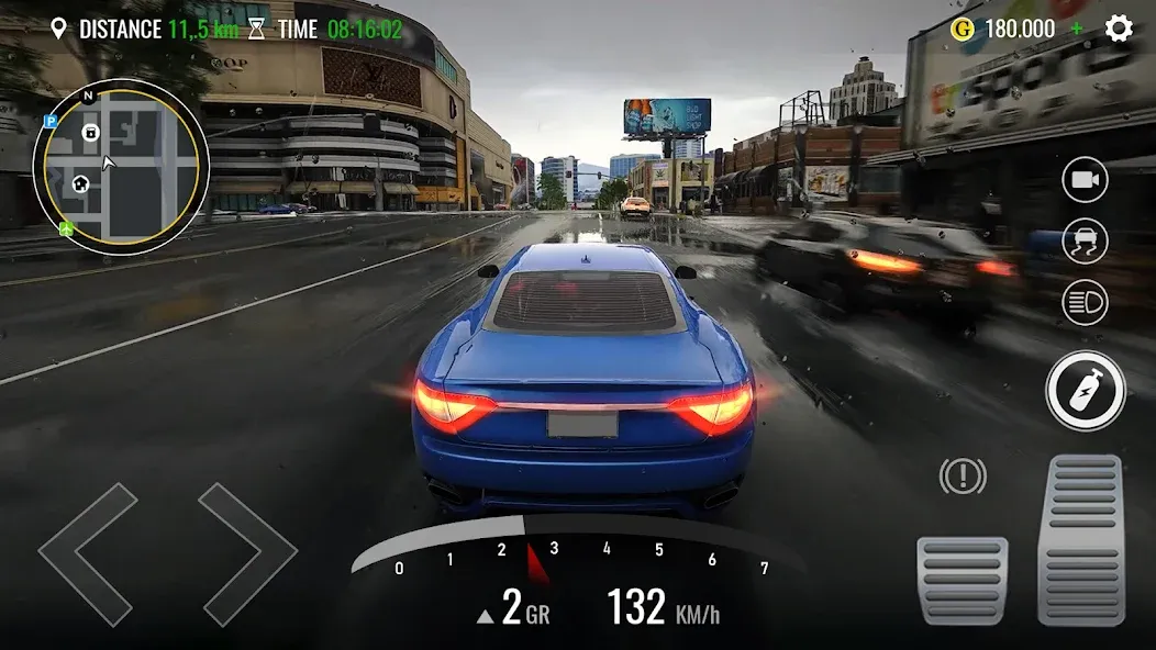 Traffic Driving Car Simulator MOD APK: Безлимитные деньги и топливо — скриншот 2
