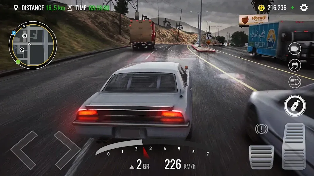 Traffic Driving Car Simulator MOD APK: Безлимитные деньги и топливо — скриншот 3