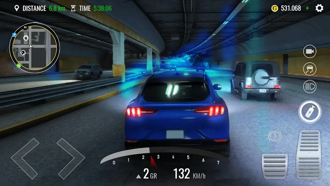 Traffic Driving Car Simulator MOD APK: Безлимитные деньги и топливо — скриншот 5