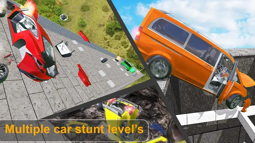 Beam Drive Crash Death Stair C MOD APK скачать на Андроид — Разблокированы все уровни и машины — скриншот 3 Beam Drive Crash Death Stair C MOD APK скачать на Андроид — Разблокированы все уровни и машины — скриншот 3