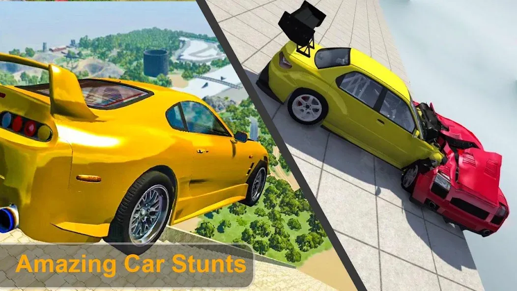 Beam Drive Crash Death Stair C MOD APK скачать на Андроид — Разблокированы все уровни и машины — скриншот 4 Beam Drive Crash Death Stair C MOD APK скачать на Андроид — Разблокированы все уровни и машины — скриншот 4