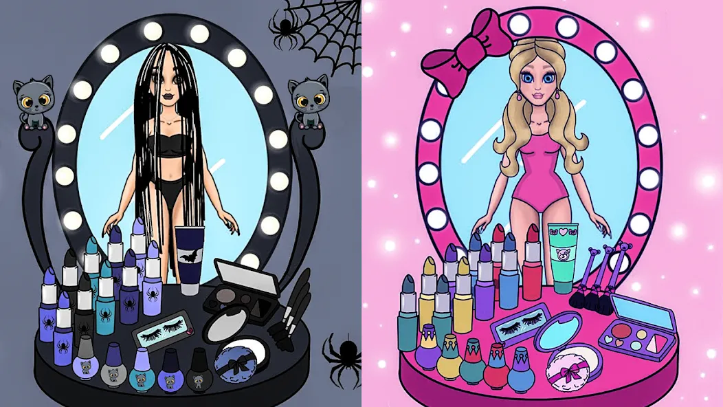 Doll Dress Up Makeup Girl Game взлом APK — Все наряды и макияж открыты — скриншот 3