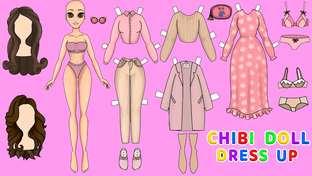 Doll Dress Up Makeup Girl Game взлом APK — Все наряды и макияж открыты — скриншот 4