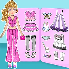DIY Paper Princess Doll Games — скачать мод: Открыты все наряды и уровни