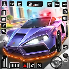 Скачать взлом Police Car Kids Driving Game — Новые полицейские машины и задания