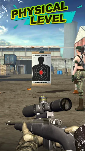 Gun Shooting Range взлом на Андроид — Безлимитные патроны и точная стрельба — скриншот 2 Gun Shooting Range взлом на Андроид — Безлимитные патроны и точная стрельба — скриншот 2