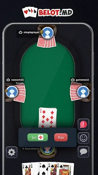 Belot.md - Moldova Belot взлом APK — Онлайн-белот с бонусами и улучшениями — скриншот 1 Belot.md - Moldova Belot взлом APK — Онлайн-белот с бонусами и улучшениями — скриншот 1