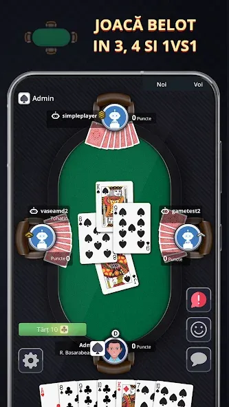 Belot.md - Moldova Belot взлом APK — Онлайн-белот с бонусами и улучшениями — скриншот 2 Belot.md - Moldova Belot взлом APK — Онлайн-белот с бонусами и улучшениями — скриншот 2