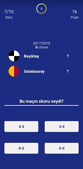Türkiye Süper Ligi Bilgi Oyunu — скачать мод: Безлимитные подсказки и очки — скриншот 4 Türkiye Süper Ligi Bilgi Oyunu — скачать мод: Безлимитные подсказки и очки — скриншот 4