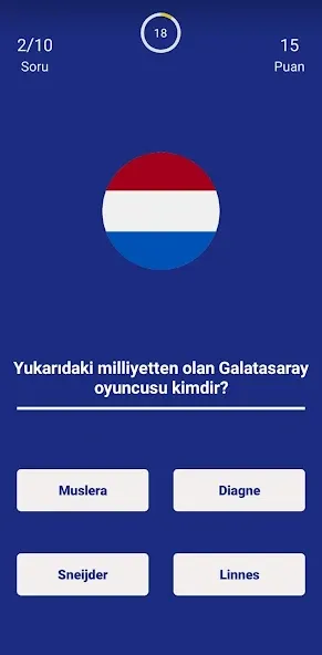 Türkiye Süper Ligi Bilgi Oyunu — скачать мод: Безлимитные подсказки и очки — скриншот 5 Türkiye Süper Ligi Bilgi Oyunu — скачать мод: Безлимитные подсказки и очки — скриншот 5
