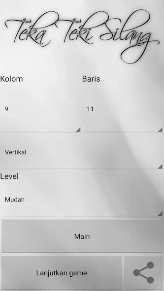Мод Teka Teki Silang — Подсказки и все уровни открыты, скачать APK — скриншот 1