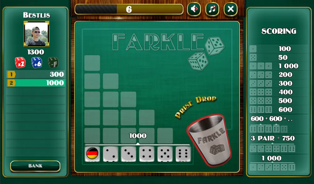 Farkle взломанный APK — Безлимитные монеты и удача — скриншот 3