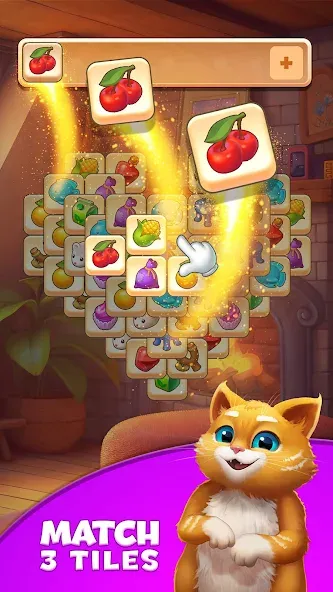 Tile Yard: Matching Game — взломанная версия, Безлимитные монеты и все уровни открыты — скриншот 1 Tile Yard: Matching Game — взломанная версия, Безлимитные монеты и все уровни открыты — скриншот 1