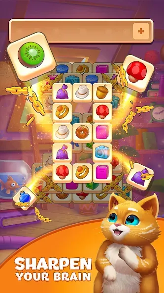 Tile Yard: Matching Game — взломанная версия, Безлимитные монеты и все уровни открыты — скриншот 2 Tile Yard: Matching Game — взломанная версия, Безлимитные монеты и все уровни открыты — скриншот 2