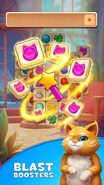 Tile Yard: Matching Game — взломанная версия, Безлимитные монеты и все уровни открыты — скриншот 3 Tile Yard: Matching Game — взломанная версия, Безлимитные монеты и все уровни открыты — скриншот 3