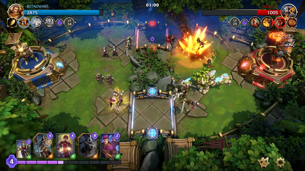 Minion Masters на телефон — скачать мод: Безлимитные ресурсы и все карты открыты — скриншот 1 Minion Masters на телефон — скачать мод: Безлимитные ресурсы и все карты открыты — скриншот 1