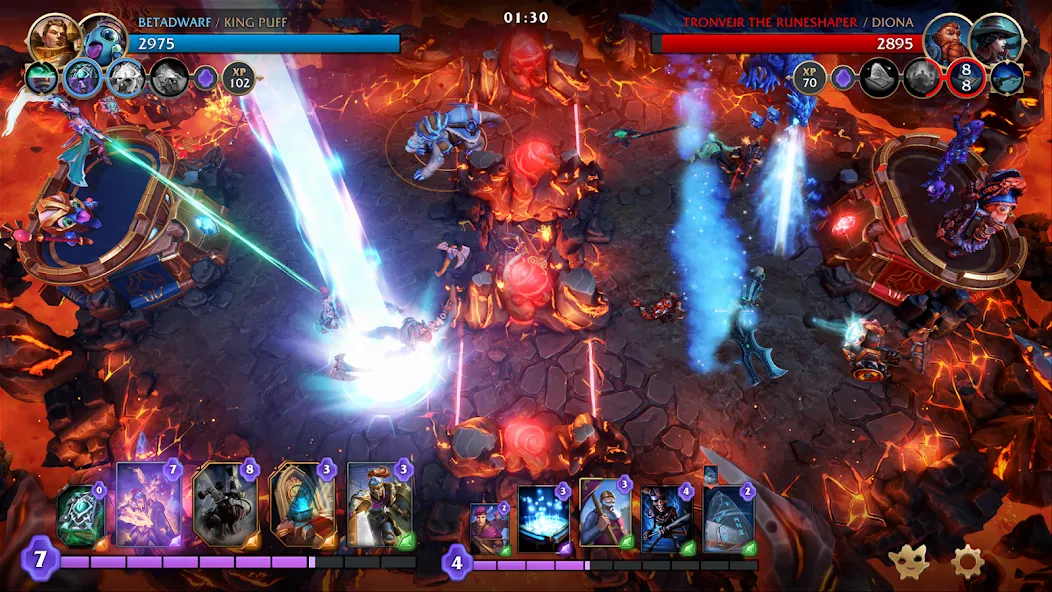 Minion Masters на телефон — скачать мод: Безлимитные ресурсы и все карты открыты — скриншот 2 Minion Masters на телефон — скачать мод: Безлимитные ресурсы и все карты открыты — скриншот 2