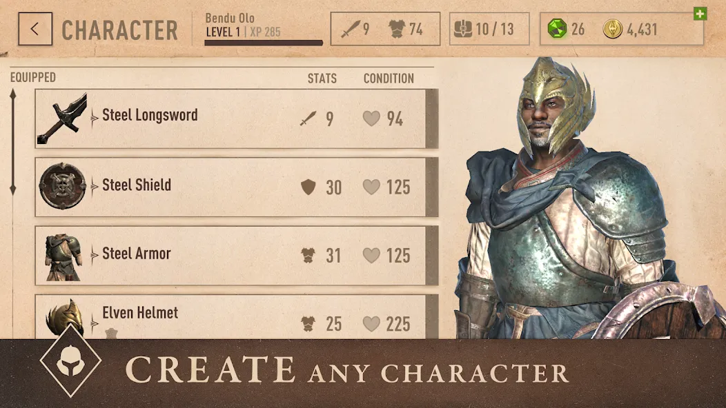 The Elder Scrolls: Blades взломанный APK — Безлимитные деньги и ресурсы — скриншот 4