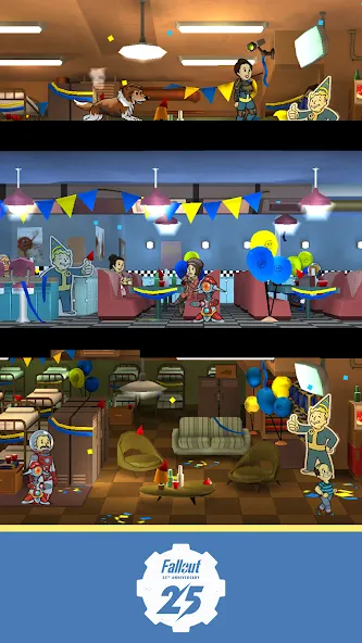 Скачать Fallout Shelter Mod APK — Безлимитные ресурсы и открытые комнаты — скриншот 1 Скачать Fallout Shelter Mod APK — Безлимитные ресурсы и открытые комнаты — скриншот 1