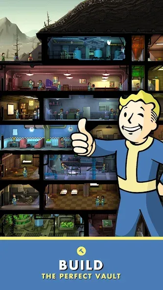 Скачать Fallout Shelter Mod APK — Безлимитные ресурсы и открытые комнаты — скриншот 4 Скачать Fallout Shelter Mod APK — Безлимитные ресурсы и открытые комнаты — скриншот 4
