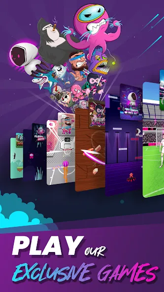 Octo Gaming на телефон — скачать мод: Безлимитные ресурсы и премиум функции — скриншот 1